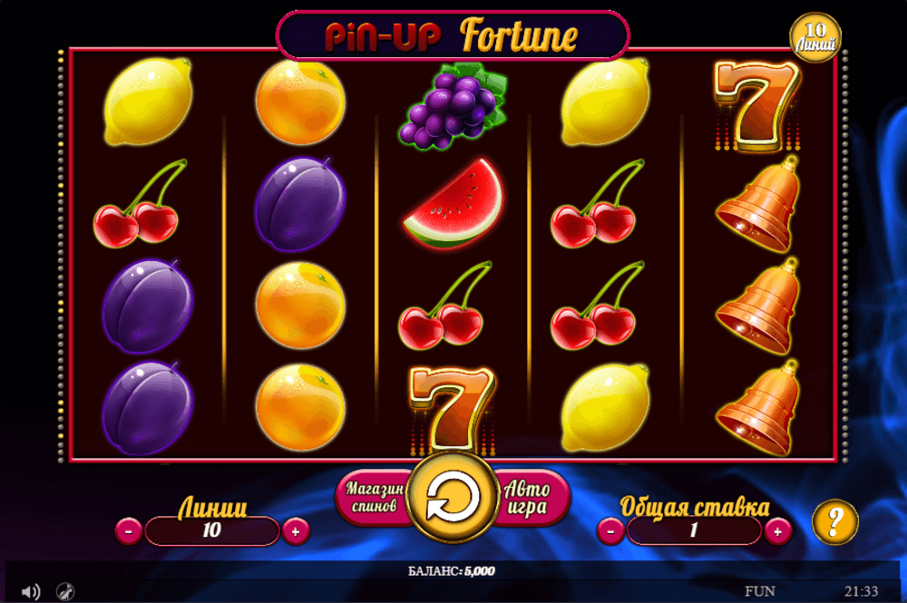 Скриншот игры Pin-Up Fortune